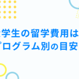 大学生の留学費用は？ 国・プログラム別の目安と内訳