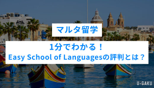 Easy School of Languagesの評判は？マルタ留学・ Easy School of Englishのリアルを徹底解説！