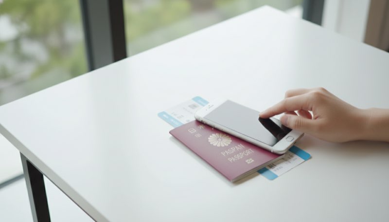eTravel登録ステップ3:渡航情報記入
