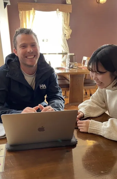 ニセコ留学の英語レッスン