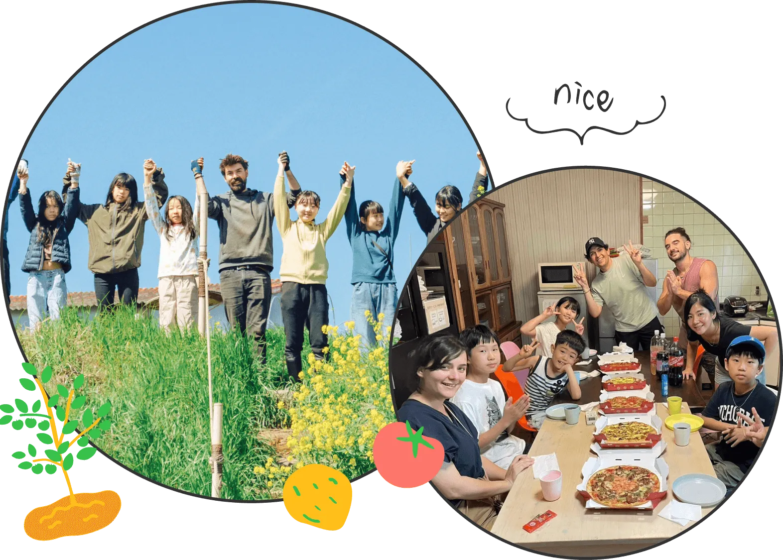 徳島の自然豊かな環境で農業体験＆英語学習