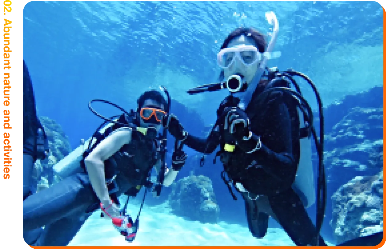 02. Abundant nature and activities