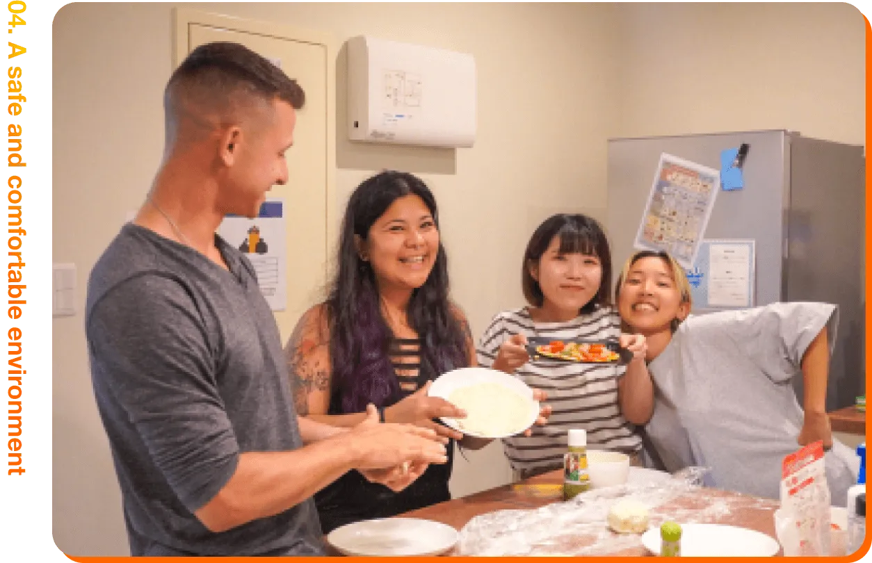 04. A safe and comfortable environment