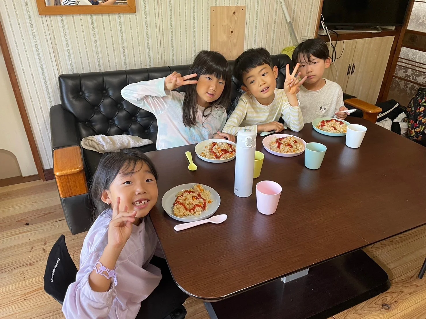 起床・朝食