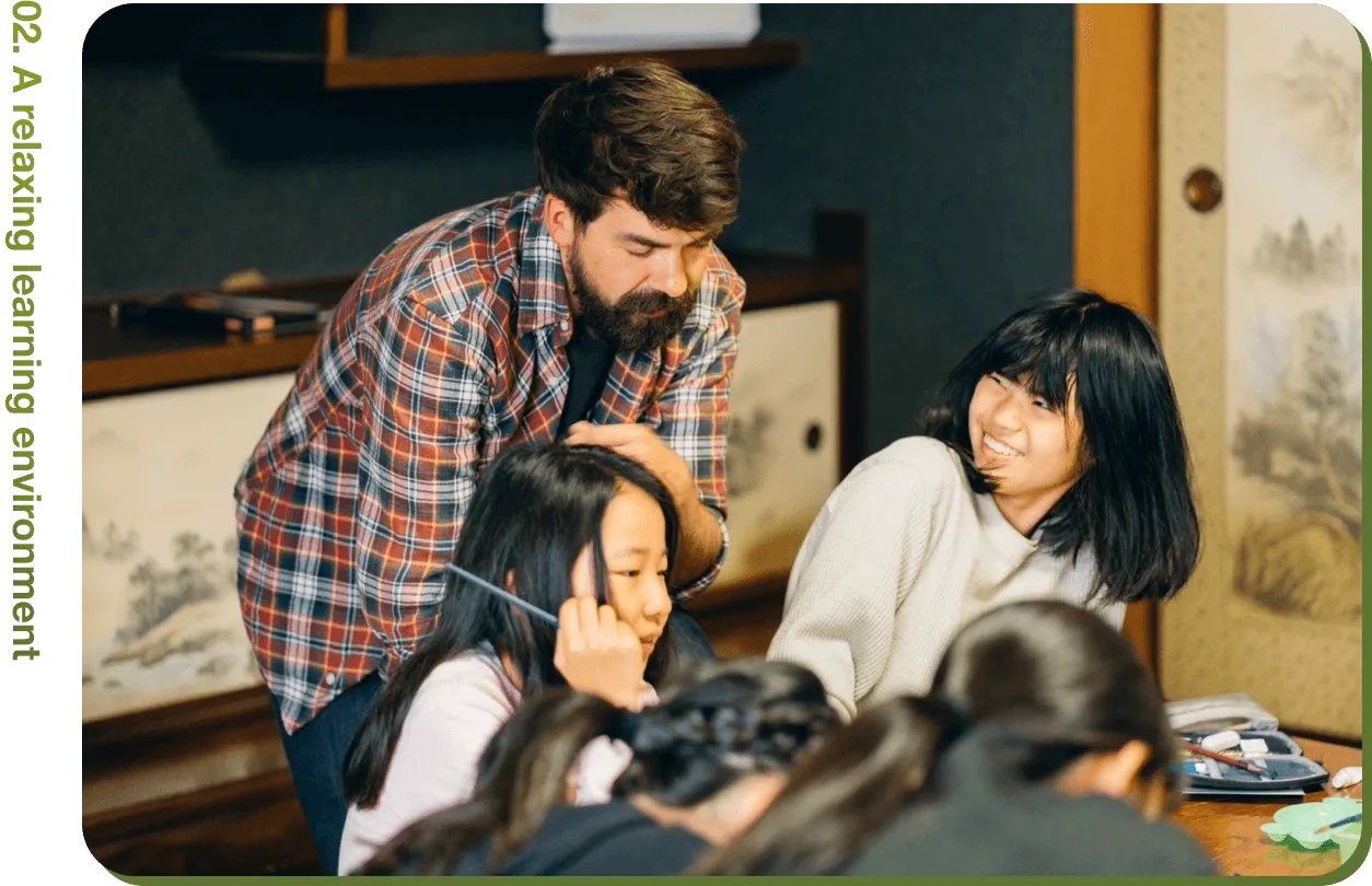 02. A relaxing learning environment