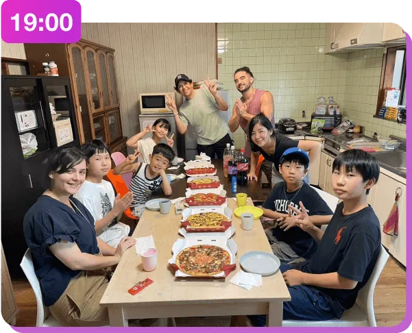 夕食