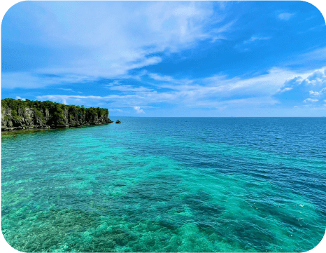 ビーチでリラックス