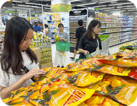 モールでショッピング