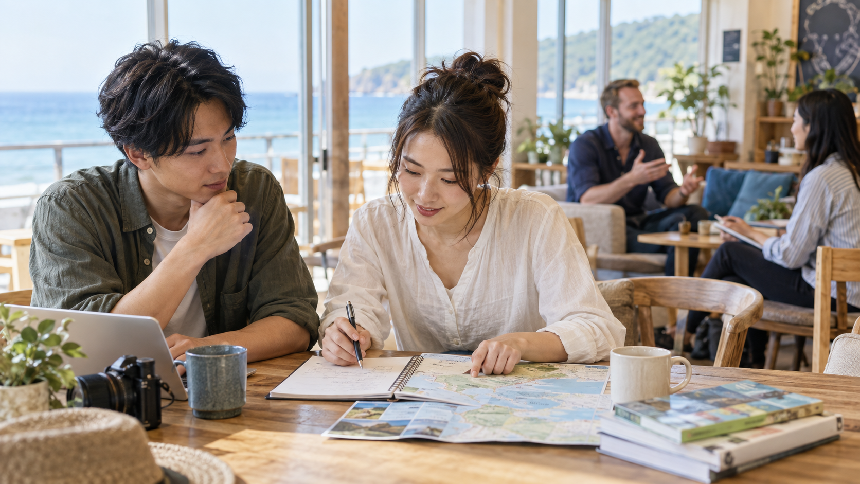 国内留学の計画を立てる参加者